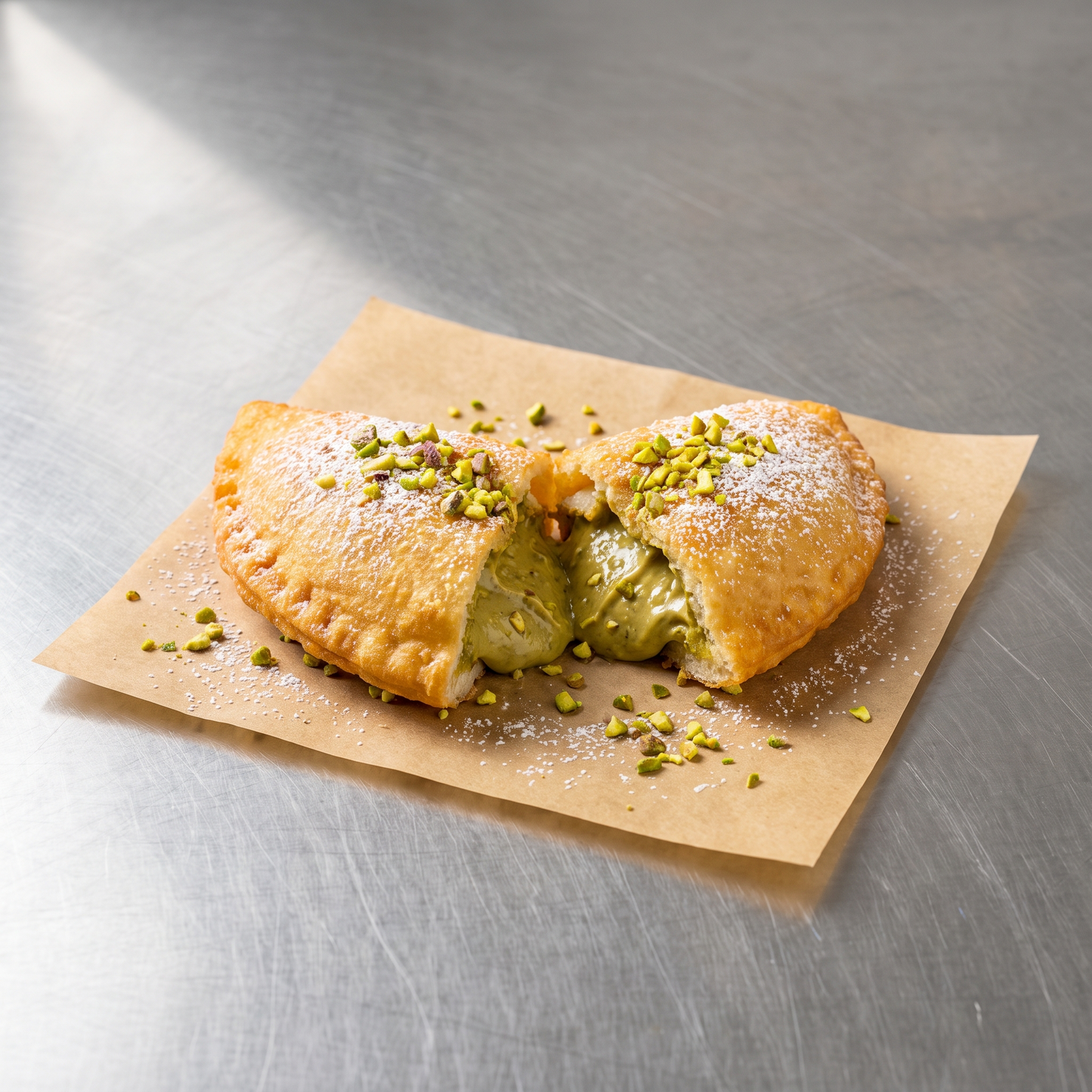 Panzerotto dolce - pistacchio