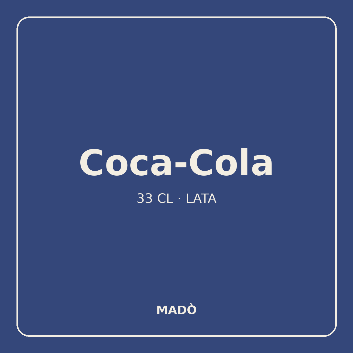 Coca-Cola 33 cl